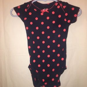 Polka dot onesie